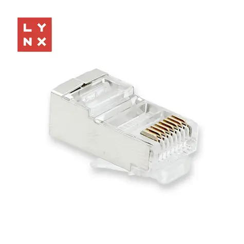 Lynx konektor RJ45 STP / Konektor / Cat5e / pozlátenie 50µ / 100 ks