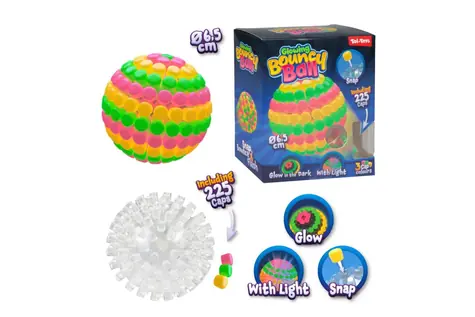 TEDDIES Kreatívna sada Svietiaca loptička / Plast / Na batérie / od 3 rokov