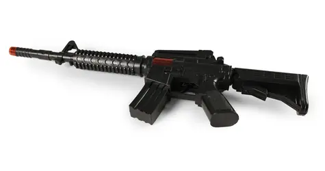 Rappa Samopal mechanický so zvukom 45 cm / Detská zbraň / Zvukové efekty
