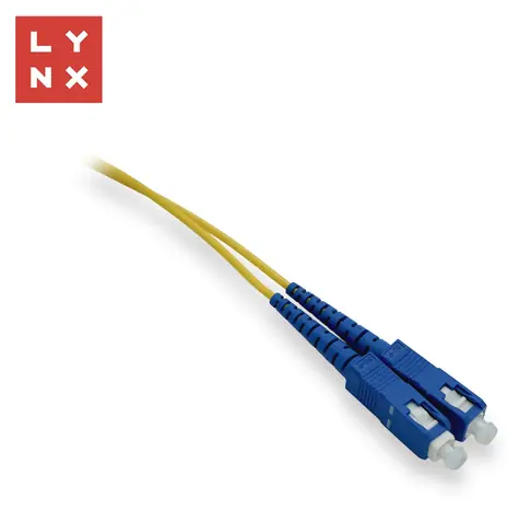 Lynx optický patchkábel SC/SC / Optický patch kábel / Duplexný / Singlemode OS2 9/125 µm / 10 m