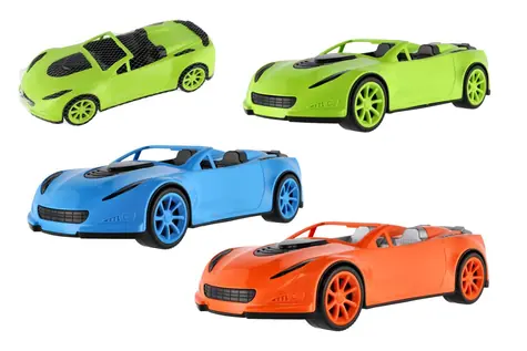 TEDDIES Športové auto / Auto / Plast / Voľný chod / 38 cm / 3 farby / od 3 rokov