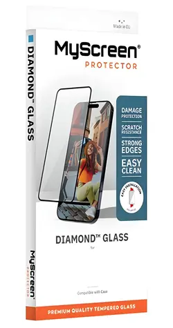 MyScreen Diamond Glass New pre Apple iPhone 16 Pro / Ochranné sklo / Tvrdenosť 9H / Inštalačná sada EasyApp