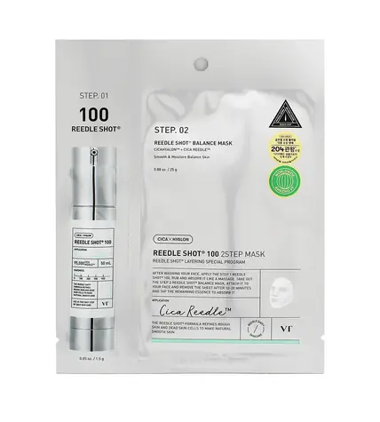 VT Cosmetics Reedle Shot 100 2 Step Mask Pleťová maska 26,5 g
