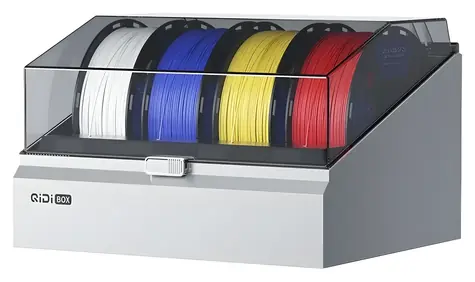 QiDi Box / Multifilamentný systém / 4 kanály / pre QiDi Max 4 / sušenie do 65 ° C / NFC