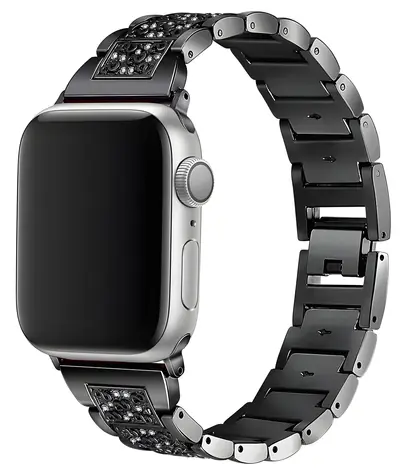 Worryfree Dressy S-Block čierna / Remienok pre Apple Watch / 42/44/45 mm