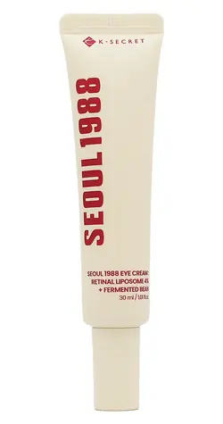 K-SECRET SEOUL 1988 Eye Cream Retinal Liposome 4% + Fermented Bean Spevňujúci očný krém s retinalom 30 ml
