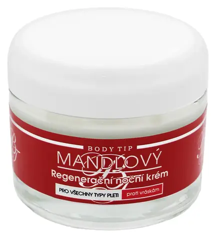 Vivaco Body Tip Pleťový nočný krém s mandľovým olejom 50 ml