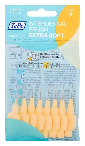 TePe Extra Soft Medzizubná kefka 8 ks 0,7 mm