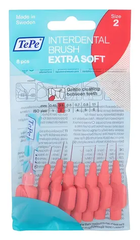 TePe Extra Soft Medzizubná kefka 8 ks 0,5 mm
