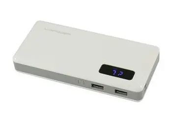 LC-Power LC-PB-13000 / Powerbanka 13000 mAh / 2x USB / 2,1 A + 1A / LED svietidlo