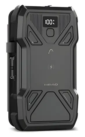 HEAD Solárna powerbanka 10000 mAh čierna / Powerbanka / 22,5 W / PD