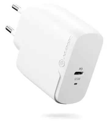 Alogic Rapid Power 65W / Nabíjací adaptér / GaN / USB-C PD / Kábel USB-C 2 m