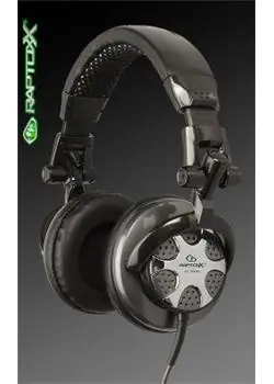 Raptoxx RT-891MV červená / Slúchadlá s mikrofónom / Cez hlavu / koža / 950 g