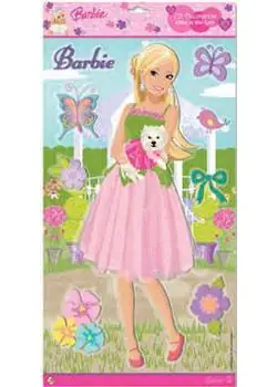 Prime Samolepiace 3D dekorácie Disney Glow Barbie / Samolepky