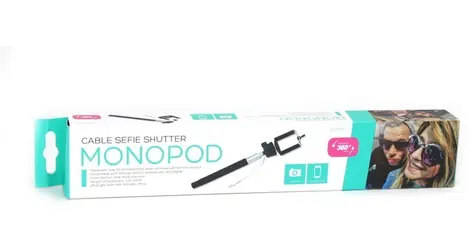 Platinet Omega čierna / Selfie tyč / Monopod / Jack 3.5 mm