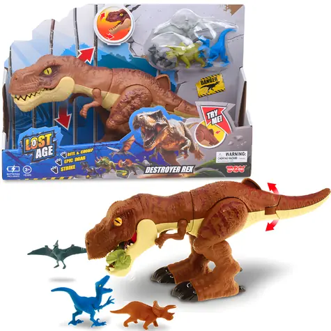 HAP-P-KID Dinosaurus Ničiteľ T-Rex / Na batérie 2x AAA / od 3 rokov