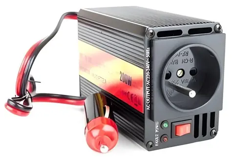 Carspa CAR201 / Menič napätia / 12V/230V / 200W / USB