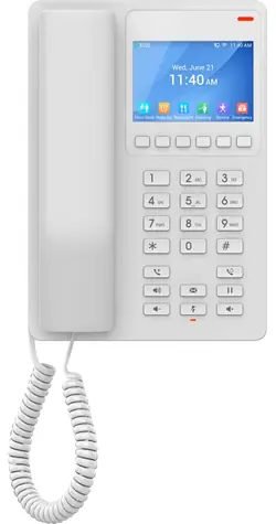 Grandstream GHP630 biela / VoIP telefón / Hotelový / 2x SIP účet / PoE / 3,5" LCD