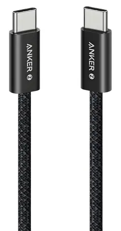 Anker Zolo čierna / Kábel / USB-C - USB-C / 1,8 m / 240 W / PD 3.1