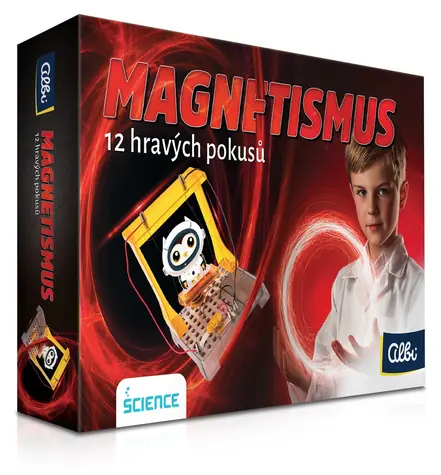 Albi Vedecká sada Experimentuj s magnetizmom / Elektromotor, hojdačka a generátor