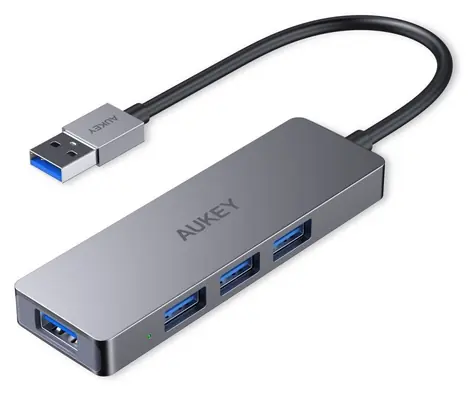 CB-H36 USB hub hliníkový / USB hub / Ultra Slim / 4X USB-A 3.0 / 5 Gbps