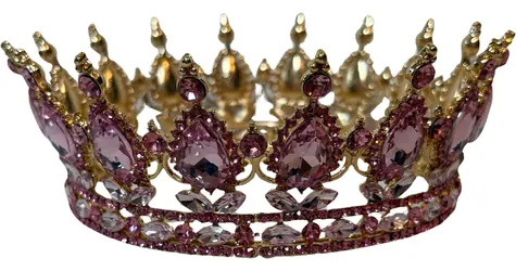 SPARKYS Korunka Royal Queen PINK / Doplnok ku kostýmu / Kov