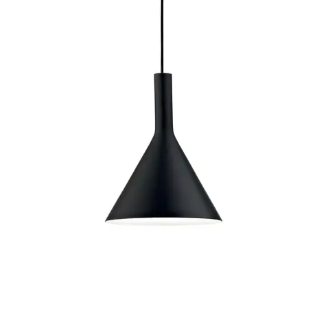 Ideal lux Cocktail SP1 Small čierna / Závesné svietidlo / E14 / 40W / bez zdroja / 20 cm / IP20