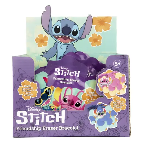 CYP BRAND Náramok Lilo a Stitch / Gumový / Licenčný design