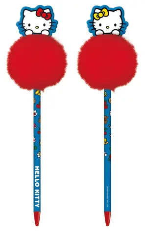 PYRAMÍD Pero s pom-pomom Hello Kitty / Licenčný design