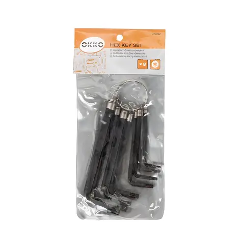 OKKO Sada kľúčov TORX 8 ks / Sada kľúčov / TORX / 8 ks