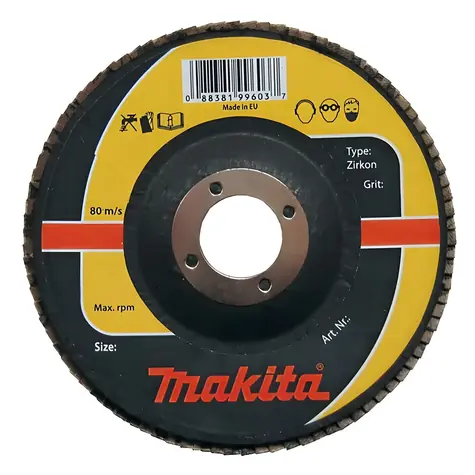 Makita Lamelový brúsny kotúč / P80 / 115 mm / otvor 22,2 mm