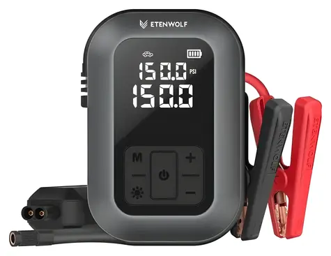 Etenwolf X5 Pro Max / Autokompresor / max. 11,03 bar / 22 l/min / 8000 mAh
