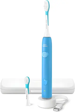 Philips Sonicare for Kids HX6600/42 modrá / Elektrická zubná kefka / Bluetooth / výdrž 504 h