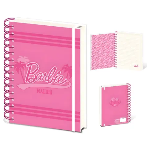 PYRAMÍD Blok Barbie Malibu / A5 / Linkovaný / Krúžková väzba