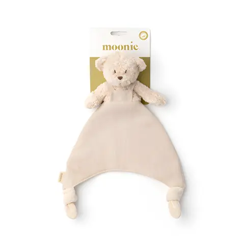 Moonie Muchláček medvedík Sand / Hypoalergénna bavlna a ľan / od narodenia