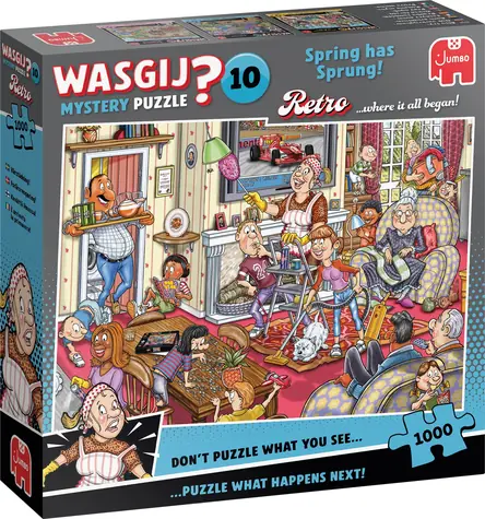 JUMBO Puzzle WASGIJ Retro Mystery 10: Jar je tu! / 1000 dielikov / od 15 rokov