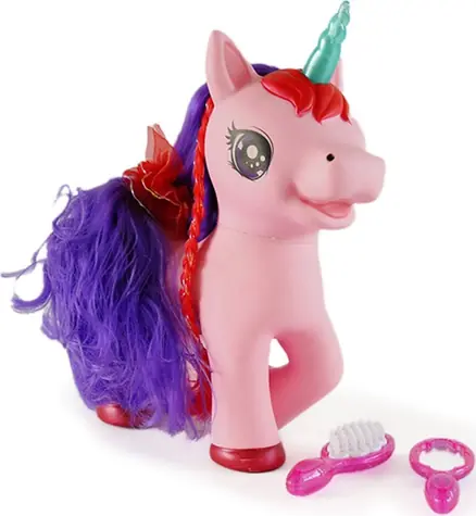 MAC TOYS Jednorožec so zvukom ružový / Interaktívna hračka / 27 x 10 x 29 cm