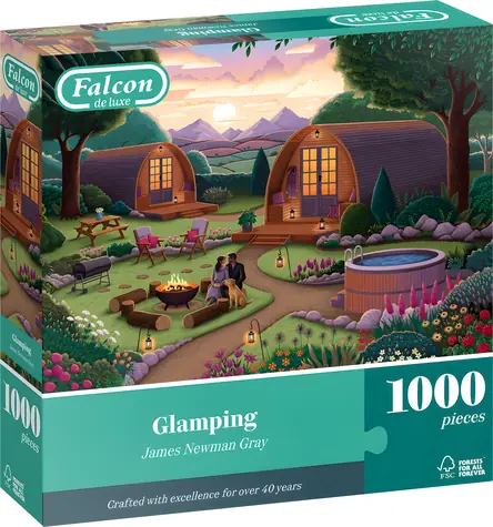 FALCON Puzzle Štýlové kempovanie / 1000 dielikov / od 15 rokov