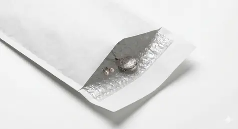 Bublinková obálka B12 140x225 mm / Obalový materiál / 200 ks / biela