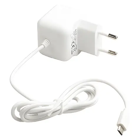 Valueline USB 230V nabíjačka micro USB biela / Nabíjačka / 2,1 A / kábel 1 m
