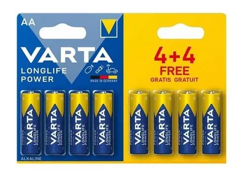 Varta High Energy AA/LR6 / Batéria / 1,5 V / alkalická / 8 ks (4+4)