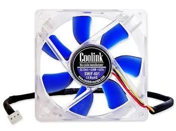Coolink SWiF-803 modrá / Ventilátor / 80 mm