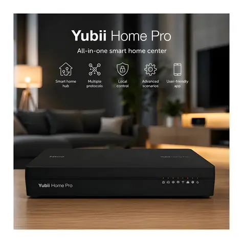 Fibaro Yubii Home Pre YHP-001 čierna / Centrála pre múdru domácnosť / Wi-Fi / Z-Wave / ZigBee / Ethernet