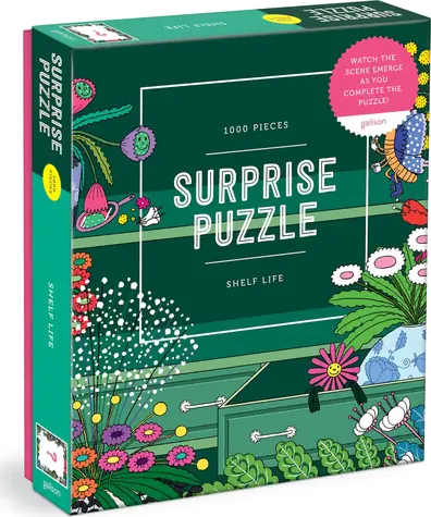 Galison Surprise puzzle Život na poličke / 1000 dielikov