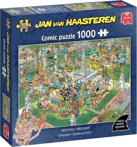 JUMBO Puzzle JvH BBQ party / 1000 dielikov / od 12 rokov