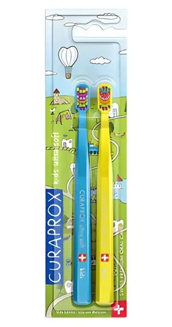 Curaprox CS Kids Duo Edition Detská zubná kefka 2 ks