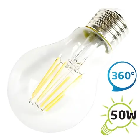 Tipa LED žiarovka A60 retro E27 6W / Žiarovka / teplá biela