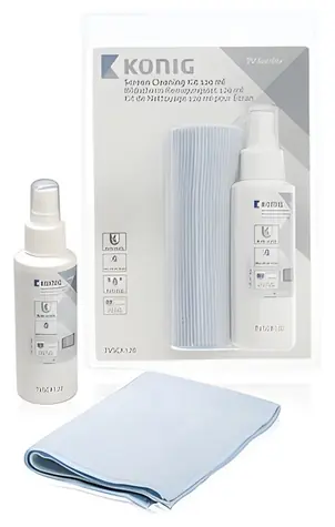 König TVSCK120 / Čistiaca sada na obrazovky / 120 ml