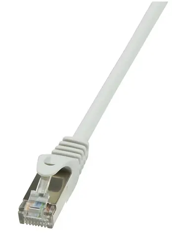 LogiLink CAT6 U/UTP sivá / Sieťový kábel / 10 m / PVC / RJ-45