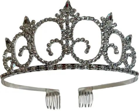 SPARKYS Čelenka Diamond Queen PINK / Karnevalový doplnok / Kov